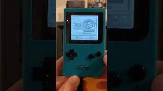 Game Boy Pocket (LCD IPS modded) running &ldquo;Super Mario Land 2&rdquo; trough EZ-FLASH Junior.