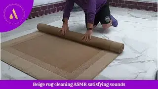 Polypropylene Rug Cleaning ASMR satisfying sounds