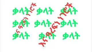 ልዩ ልዩ ቃላት እና ዓረፍተነገሮች በትግርኛ እና አማርኛ ክፍል አምስት 
