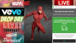 VeVe Drop Day LIVE - NYCC 2022 Daredevil First Appearance Marvel NFT Drop! Good Luck OMI Homies!!
