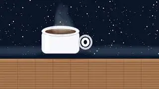 ASMR HOT COFFEE ☕️ & AURORA AMBIENCE NO TALKING RELAXING NIGHT LIGHTS + SOFT LOFI
