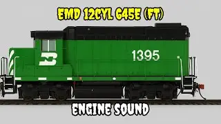Engine Sound | EMD 12cyl 645E (FT)