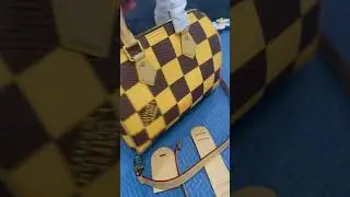 The first yellow bag#bags