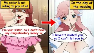 【Manga】My sister, who is going to attend my wedding, has no intention of paying for the celebration.