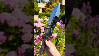 Elite Smatchet Fighting Knife, WWII Combat Design by Fairbairn with Full Tang Micarta and Wide Blade