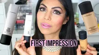 MAC STUDIO FIX FLUID & MAC STROBE CREAM REVIEW & FIRST IMPRESSION | FABIOLAG