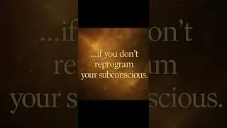 If your subconscious is running old programming&hellip; you&rsquo;ll keep hitting the same walls. #mindsetshift