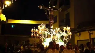 Canto del Himno al Cristo de las Campanas de Almoradi.Procesión del 25-09-2011