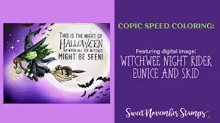 Halloween Themed Speed coloring: Copic Markers