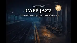 Last Train Caf&eacute; Jazz &ndash; 1 Hour Quiet Jazz for Late Night Reflection 🚆🌙