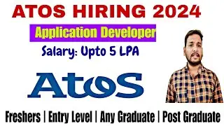Atos Hiring Latest Update | Atos Recruitment Drive 2024 | Direct Mail | Immediate Join | Entry Level