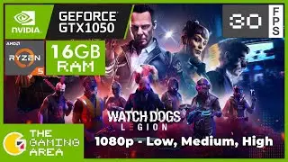 Watch Dogs Legion GTX 1050