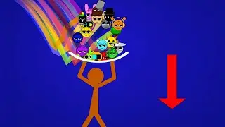 SPRUNKI Marble Race 17 – With Commentary! Who Will Win?