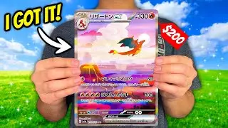 I GOT IT.. I PULLED THE $200 CHARIZARD EX SECRET RARE POKEMON CARD!