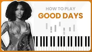 How To Play Good Days By SZA ft. Jacob Collier On Piano - Piano Tutorial (Part 1)