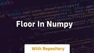 floor in numpy