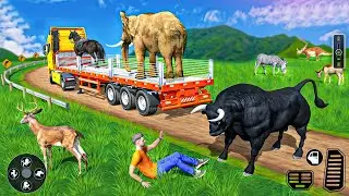 Farm Animals Transporter Truck - Pet Zoo Transporter Drive Simulator - Android GamePlay