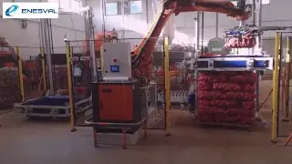 palletizing robot potato bags enesva