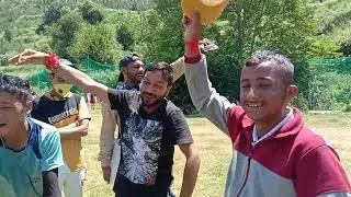 क्यारी स्कूल के बच्चे नाटी डालते हुए