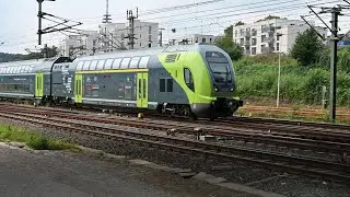 🚊 Triebwagen Typ Twindexx Vario DB 445 033-7 im Doppel fährt ein als RE 70 in Kiel-Hbf / 4K