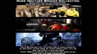 INSANE CSGO YOUTUBE BANNER TEMPLATES