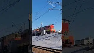 #тепловоз #поезд #train #красиво #railway #2023 #интересно #ржд
