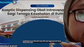 Pelatihan Aseptic Dispensing Obat Intravena Admixture bagi Tenaga Kesehatan di Rumah Sakit H2