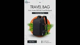 Arctic Hunter B00540 Travel Backpack Carrying Laptop Bag Price in Bangladesh  #bag #laptopbackpack