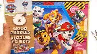 Paw Patrol wooden puzzle | kids and toddlers video with music 
