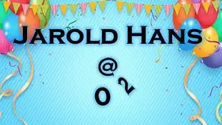 Jarold Hans @ 02