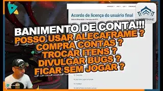 #warframe In-game ban rules!! Can I use ALECAFRAME? Can I trade items? Lend an account?