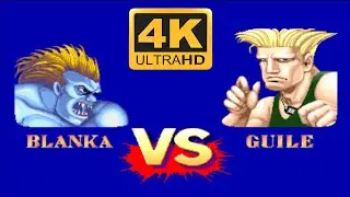 BLANKA vs GUILE ✅ Street Fighter 2 CE ✅ HARDEST ✅ 4K UHD Gameplay