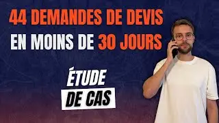 &Eacute;tude de cas : 44 Demandes de Devis en Moins de 30 Jours (Couvreur)