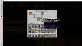 how to make a 8 minute strength 1 potion