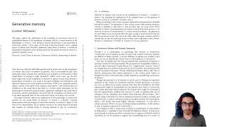 Let's Read! Kourken Michaelian, 2011, 