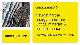 Navigating the energy transition: Critical minerals & climate finance // The Week in Sustainability
