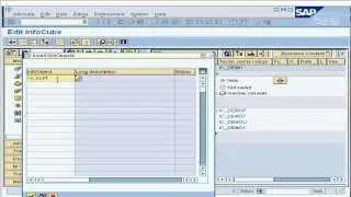 9. Tutorial / Demo for Editing a Standard InfoCube and Creating Dimensions in SAP BI