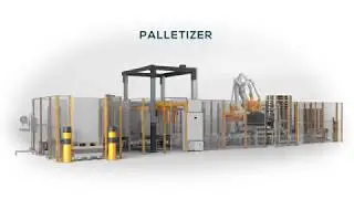 Palettiseur robotis&eacute;│Palletizer robotized by TECMA ARIES