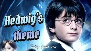 Harry Potter(해리포터 OST) - Hedwig's Theme Easy ver. | Piano Sheet Music | cover by Jin Piano