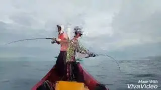 Jigging with global fishing pulau semadu (Lhokseumawe)
