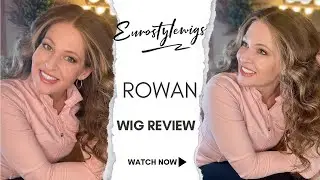 Eurostylewigs Rowan Wig Review- Glorious Ash Brown Wavy Hair w/Golden Highlights @eurostylewigs9476 