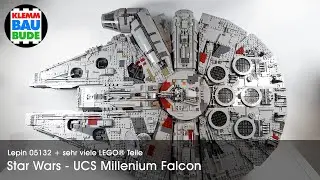 Lepin 05132 Star Wars &ndash; UCS Millenium Falcon &ndash; modifiziert, erweitert, Prints, Licht / LEGO&reg; 75192