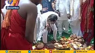 CM KCR Lays Foundation Stone | for New & Good Assembly Building | at Erramanzil