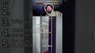 Top 5 Funniest Mr.Nixvr Horror Moments! #1 ( perfect cut scream at the end 🤣 )