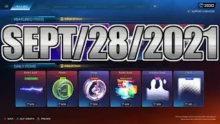 ROCKET LEAGUE ITEM SHOP | SEPT-28-2021 | ENCRYPTION LIME + TW WEREWOLF | RL Item Shop Today