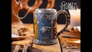 Game Of Thrones Mug | Stainless Steel Resin Cup | Beer Drinkware Cup