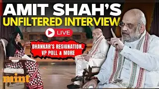 LIVE: HM Amit Shah Goes 'UNFILTERED' | 130th Constitution Amendment Bill | Dhankhar Resignation | VP