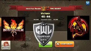 Стратегия атаки Zap Super Witch | Идеальная война | CWL Elite 15, неделя 6 | Invictus Realm vs The Beast