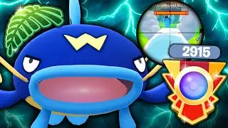 NUKE THEM ALL! CLIMBING UP TO 2915 WITH *BLIZZARD* WHISCASH IN THE JUNGLE CUP | GO BATTLE LEAGUE