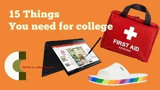 15 things you need for college (Partial list)